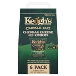 Keogh's Crinkle Cut Cheese & Onion 6 Pack (180 g)